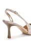 Women's Open-Back Special Edition Evening Dress Shoes and Bag Set - 7