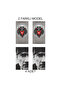 Stylish Design Door Foil Printed Sticker - 2