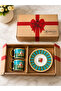Green Bird 2-Person Coffee Cup Set with Pomegranate Bow and Box 90 ml