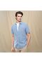 Men's Slim Linen Cotton Short-Sleeve Shirt - 8