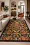 Decorative Carpet Non-Slip Base Stain-Resistant Washable Rug Custom Size Living Room Carpet 5010