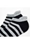 Essentials Unisex 2-Pack Patterned Ped Socks - 2