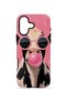 iPhone 16 Vorian Double Layer Case Bubblegum Cow - 3