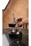 Decorative Ashtray with Wooden Cover, Leopard Figure, Metal Inner Chamber, Tabletop Ashtray Dark Silver Leopard