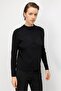 Buttoned Collar Ribbed Knit Sweater 10350 - 3