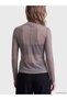 Alita City with a Difference, Lcw Vision Brown Ribana Flat Oval Neck Long Sleeve Women's Blouse - 4