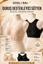 Women's Cross Back Support Gathering Bra Without Underwire Wide Straps Daily Comfort Bra