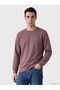 Lcwaikiki Classic Pink Crew Neck Men's Sweatshirt - 2