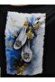Plus Size Stone and Bead Embellished Shoe Printed Asymmetrical Women's Blouse - 4