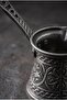 100 ml Traditional Embossed Cast Iron Coffee Pot Induction Compatible 1-2 Person Turkish Coffee Pot - 4