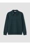 Lcw Vision Petrol Polo Collar Men's Sweatshirt - 5