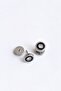 Hole 8 mm Center Stone Ring Design 316 L Steel Men's Unisex Earrings 1 Piece - 5