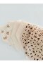 6-piece patterned double layer muslin fabric baby bib, 100% imported cotton fabric, baby drool bib, baby scarf - 2