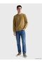 Lcwaikiki Classic Yellow Crew Neck Men's Thick Sweatshirt - 2