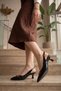 Buckle Nut Heeled Women's Shoes Daily Heel Shoes