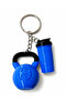 2-Piece Fitness Charm and Keychain Set - 2