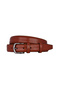 100% Genuine Leather, Red-Brown 3cm Men's Belt, 3cm Women's Belt, Unisex Compatible, Haktoka - 6