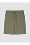 Xside Khaki Relax Fit Plaid Men's Shorts