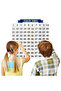 Mathematics Teaching Face Chart Does Not Leave Marks on the Wall Smart Paper Non-Adhesive Static 60X60 cm - 3