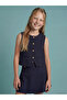 Nevavm Striped Girl's Classic Vest with a Difference