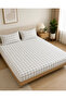 King Size Double Elastic Sheet Set 180X200 cm + 2 Pieces 50X70 cm Zippered Pillowcases - 2