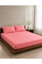 King Size Double Elastic Sheet Set 180X200 cm + 2 Pieces 50X70 cm Zippered Pillowcases - 2