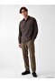 Lcw Vision Brown Regular Fit 100% Linen Men's Trousers