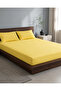 King Size Double Elastic Sheet Set 180X200 cm + 2 Pieces 50X70 cm Zippered Pillowcases - 2