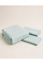 King Size Double Elastic Sheet Set 180X200 cm + 2 Pieces 50X70 cm Zippered Pillowcases - 5