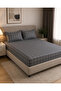 King Size Double Elastic Sheet Set 180X200 cm + 2 Pieces 50X70 cm Zippered Pillowcases - 2