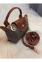 Waterproof Women's Bag Hand, Shoulder and Arm Bag in Velvet and Black Size XS - 4