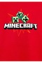 M6S10188 Minecraft Printed Hooded Children's Sweatshirt Red - 3