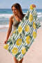 Beach Towel 70X140Cm Pool Spa Sauna Sports Cotton Absorbent Lemon Breeze