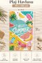 Beach Towel 70X140Cm Pool Spa Sauna Sports Cotton Absorbent Tropical Flavors - 3