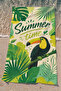 Beach Towel 70X140Cm Pool Spa Sauna Sports Cotton Absorbent Tukan Text - 3