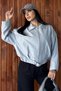 New Season Women's Oversize Belted Bomber Seasonal Jacket - 4