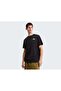 M Vertical Regular Short Sleeve Tee-Grap Black
