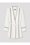 Nevavm V-Neck Striped Women's Kimono with a Difference - 5