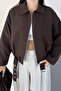 New Season Women's Oversize Belted Bomber Seasonal Jacket - 2