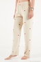 Patterned Soft Textured Long Sleeve Pajama Set Women's Pajama Set 65750155 - 6