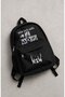 Unisex Nine Inch Nails Printed Backpack, Rock Band Nin Themed School Bag