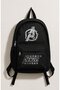 Unisex Avengers Logo Printed Backpack, Superhero Movie Themed School Bag