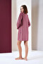Pjs 26010 Front Button Striped Nightgown - 7
