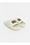 Lcw Steps Beige Thick Sole Printed Men's Slippers