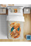 Dragon Colorful Patterned 3D Digital Printed Single Boy's Duvet Cover Set Without Sheets