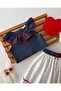 Girl's Blouse and Scallop Long Skirt 2-Piece Set - 2