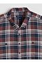 Regular Fit Long Sleeve Plaid Men's Shirt - 6