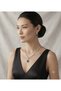 Black Stone Baklava Necklace Earring Set - 4