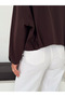 Women's Oversize Zippered Short Jacket with Waist Belt - 6
