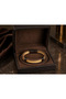 Goldweave Prestige Men's Leather Bracelet with Black Metal and Gold Tone Detail - 3